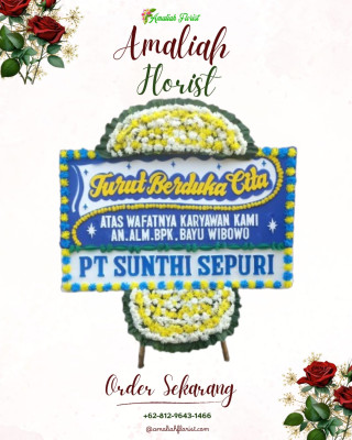 Papan Bunga Duka di 13 Ulu